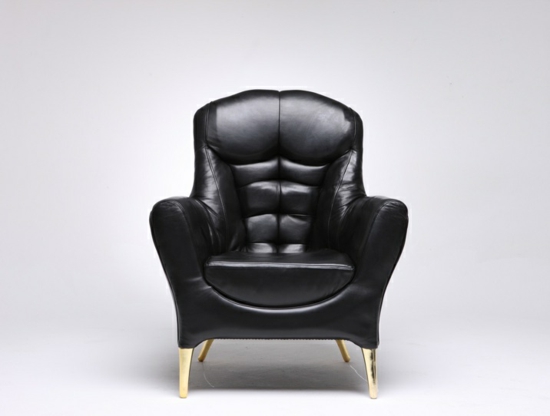 fauteuil cuir noir soojin & Sangho