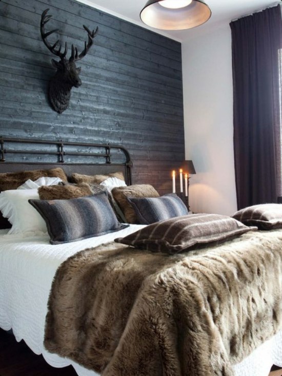 idee decoration chambre adulte chalet