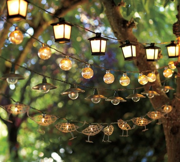 idees deco jardin pour noel lanternes
