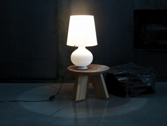 luminaire-design-FOntana-Fontana-Arte-blanche-élégante-lampe-chevet luminaire design