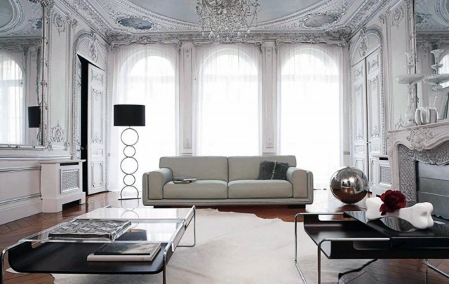 meubles-contemporains-idée-originale-canapé-blanc-salon