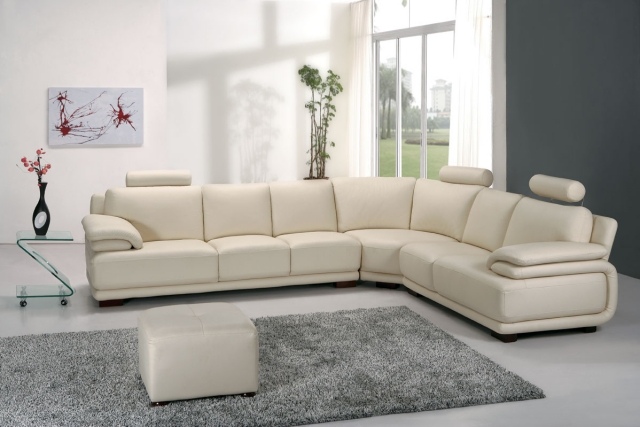 meubles-contemporains-idée-originale-cuir-couleur-blanche