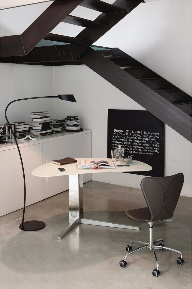 meubles design italien bureau maison Isalnd acier