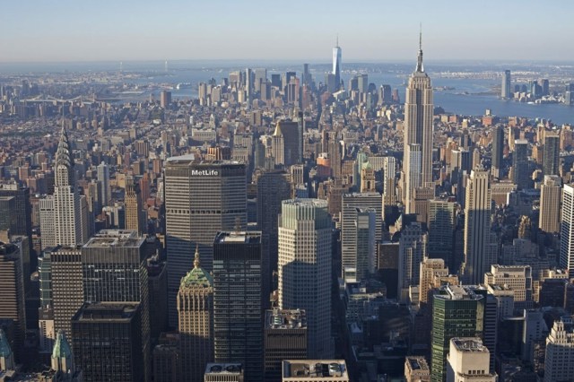 La formidable ville de New York depuis gratte-ciel résidence 