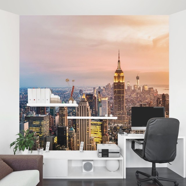 papier-peint-New-York-paysage-urbain-gratte-ciel-EMpire-State-Building-bureau-domicile papier peint New York