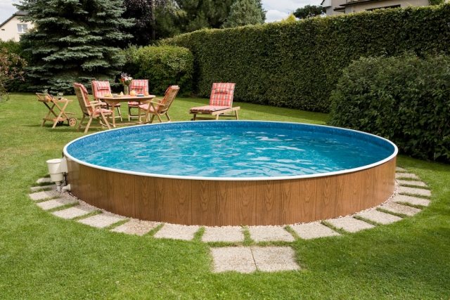 piscine-hors-sol-bois-ronde-jardin-salon-bois piscine hors sol bois