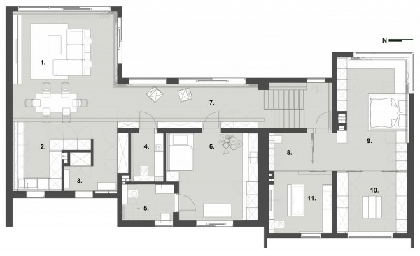 plan construction premier appartement