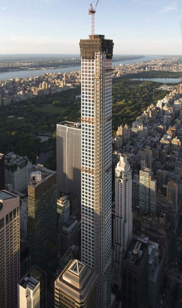 La résidence de luxe en pleine construction centre ville métropole new york
