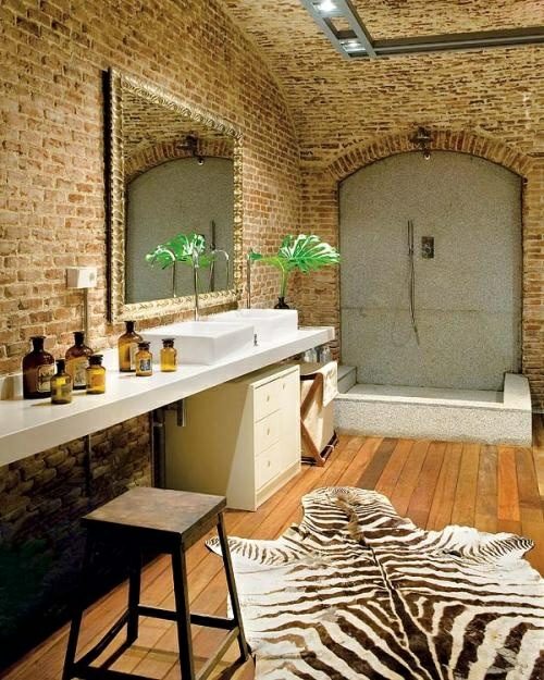 salle bains elegante decoration stylisee