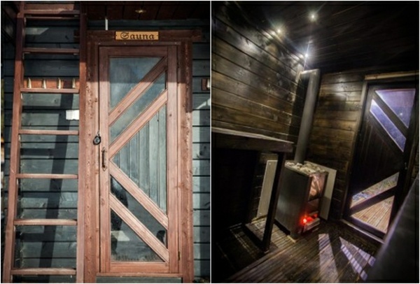 sauna en bois style scandinave par excellence