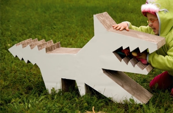 siège design pour enfant forme crocodile