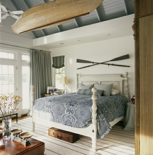 sol lit bois peint blanc chambre coucher claire