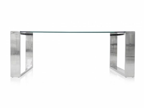 table moderne verre metal modani