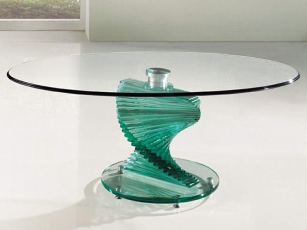table verre design original