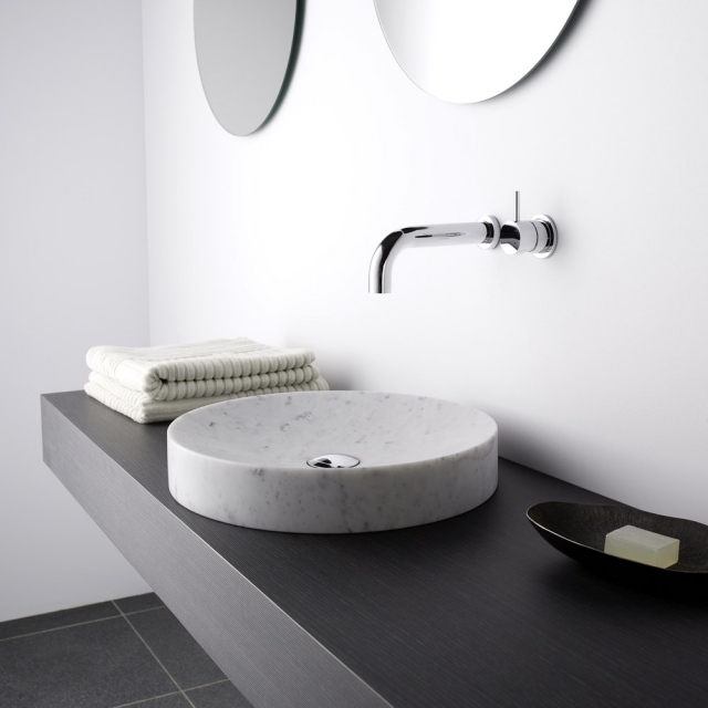 vasque salle de bain design Mono marbre carrare