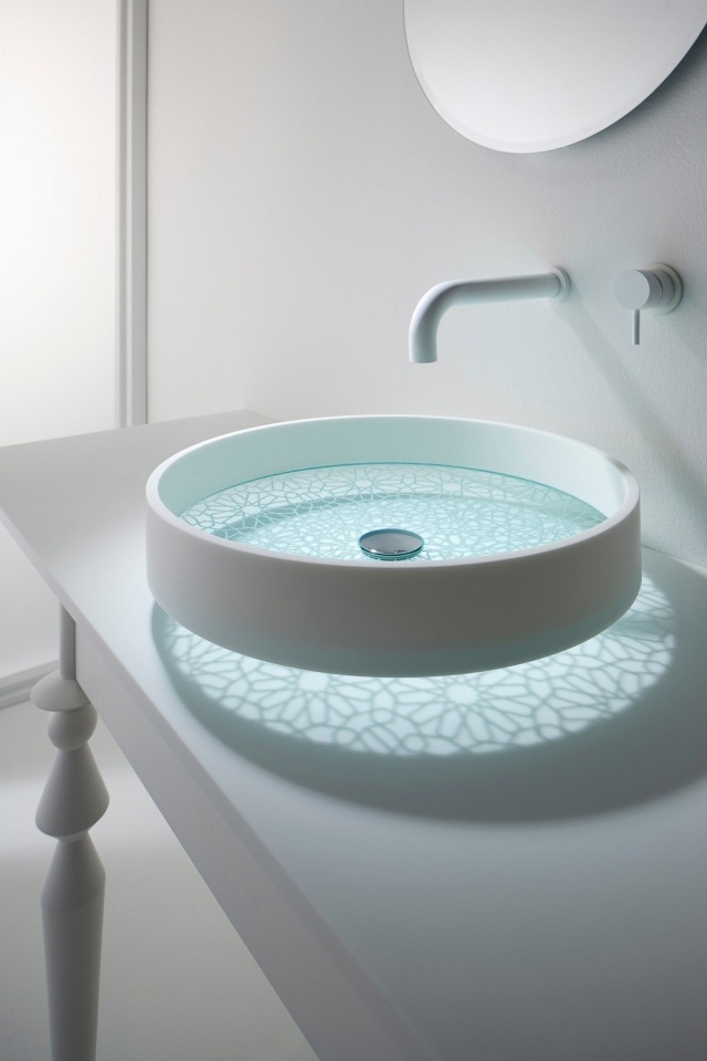 vasque salle de bain design Omvivo kaléidoscope