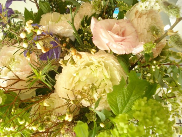 zoom arrangement florale chic