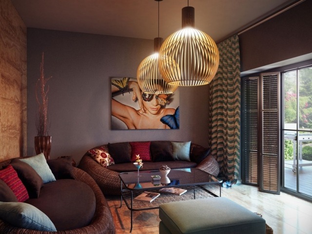 éclairage-salon-idée-originale-lampe-plafond-canape-tout-confort