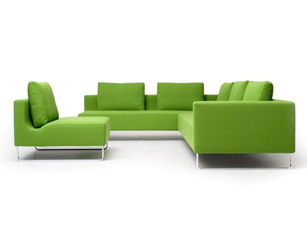 Canapé moderne d'angle par BENSEN