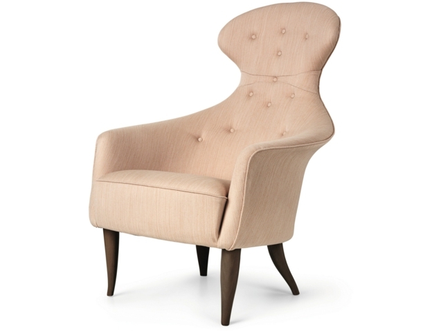Eveconception rose design fauteuil féminin par Gubi