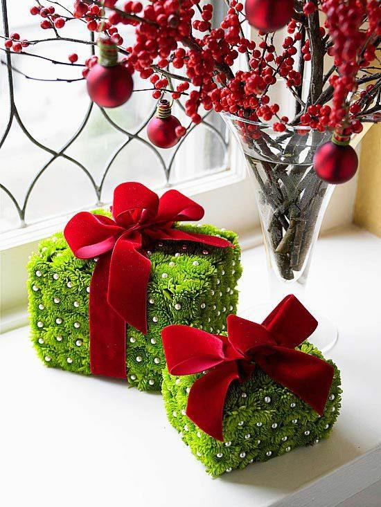 Noël rouge et vert decoration