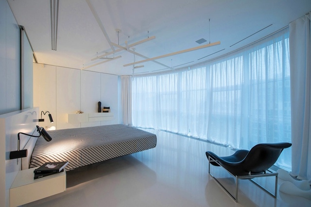 appartement minimaliste chambre a coucher