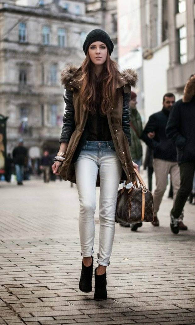 bottines femme jeans clair