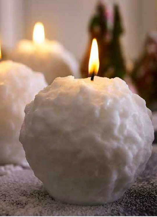 bougies Ikea une boule de neige  2014 collection