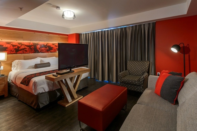 chambre coucher design aborigene