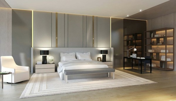 chambre coucher luxueuse