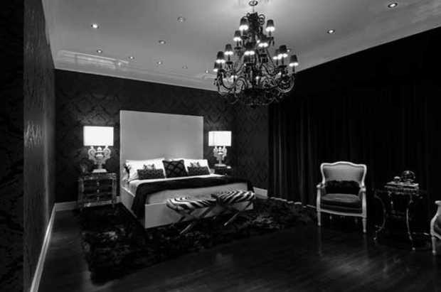 chambre sublime dominee par couleur noire