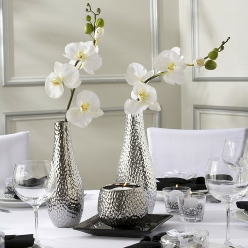 décoration orchidée table festive