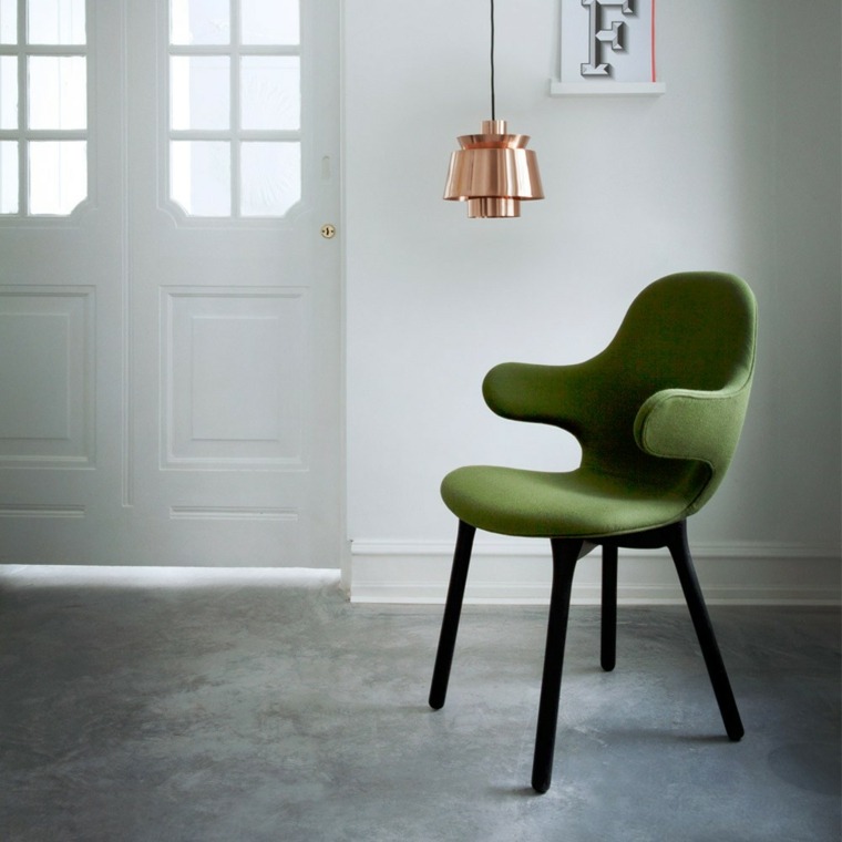 fauteuil design vert &Tradition