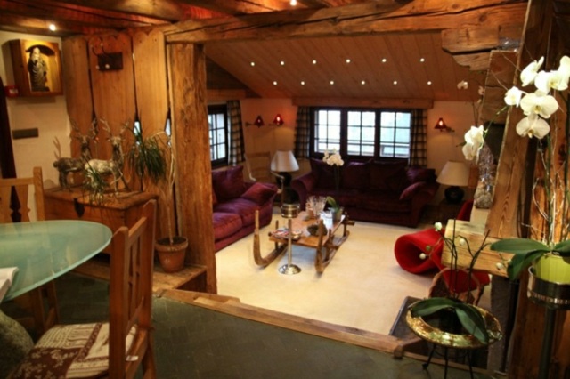 mobilier salon rustique design moderne design d'intérieur table basse en bois 