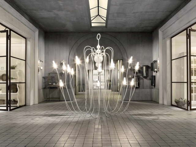 Élégance luxueux lampadaire extraordinaires design Minacciolo