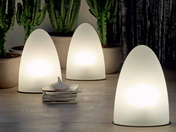 lampadaire design forme ovale cattelan