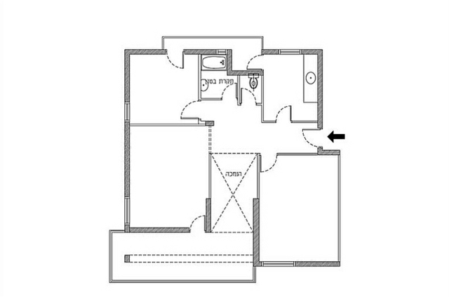 vieux plan appartement répartition des chambres