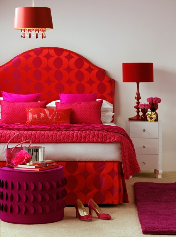 lustre rose chambre a coucher