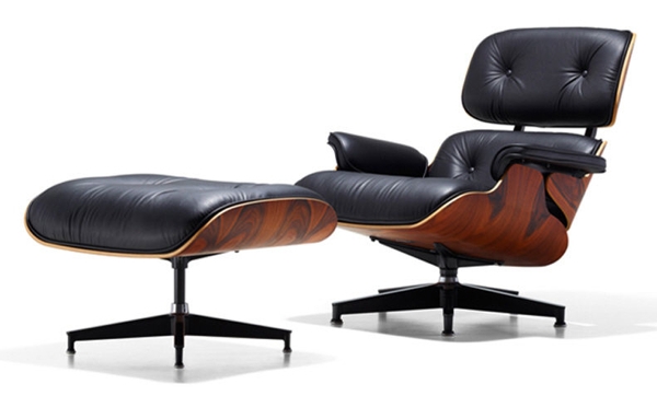 Design contemporain d'une chaise confortable