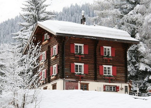 Location chalet montagne  Klosters chalet rondins