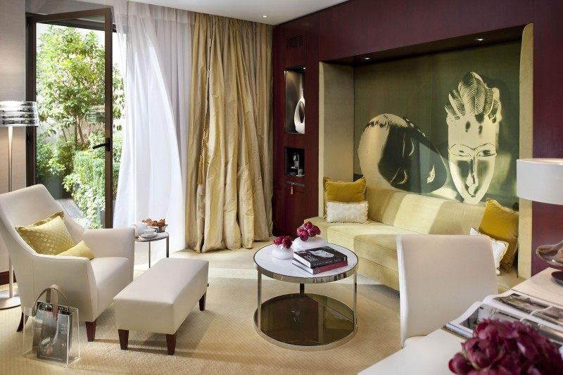 design appart hotel charme luxe style moderne  centre hotel oriental mandarin paris france