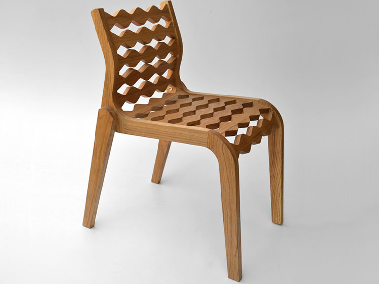 chaise jardin design carlos ortega bois