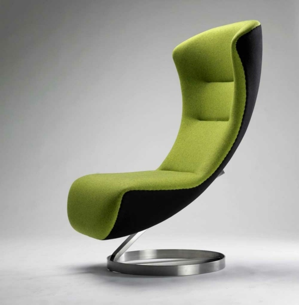 chaise verte design Nico Klaber