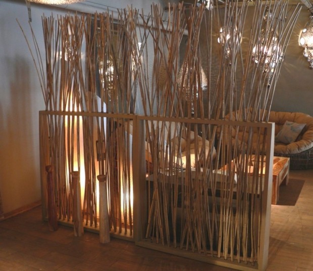 cloisons en bambou pour un air rustique exotique
