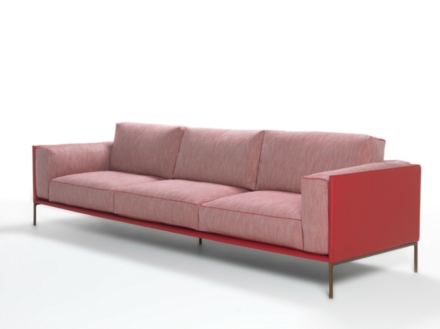 grand canapé trois personnes bon exemple meuble design italien stylé