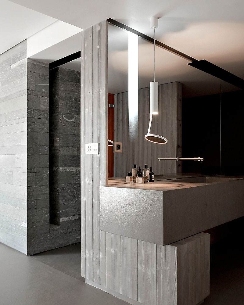 salon cuisine contemporain architecture salon intérieur design chalet béranger bois nature alpes noé duchaufour