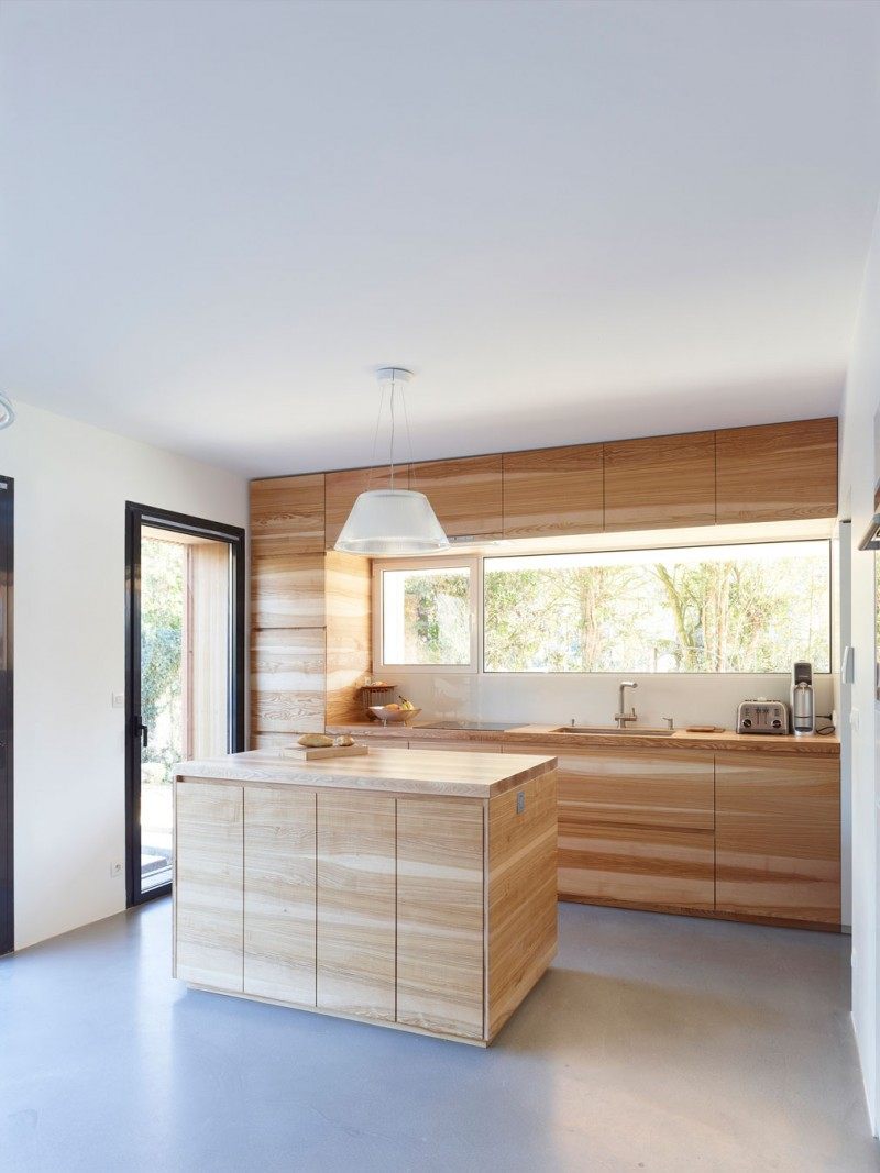 cuisine bois moderne design maison intérieur 2g orsay style designer avenier france