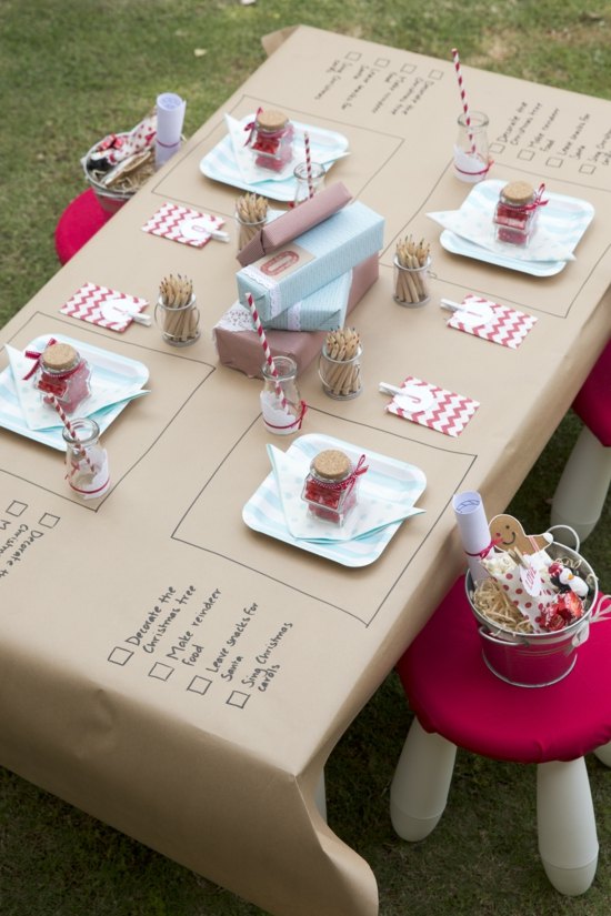 Idée anniversaire une déco de table pour fête extérieur jardin enfant