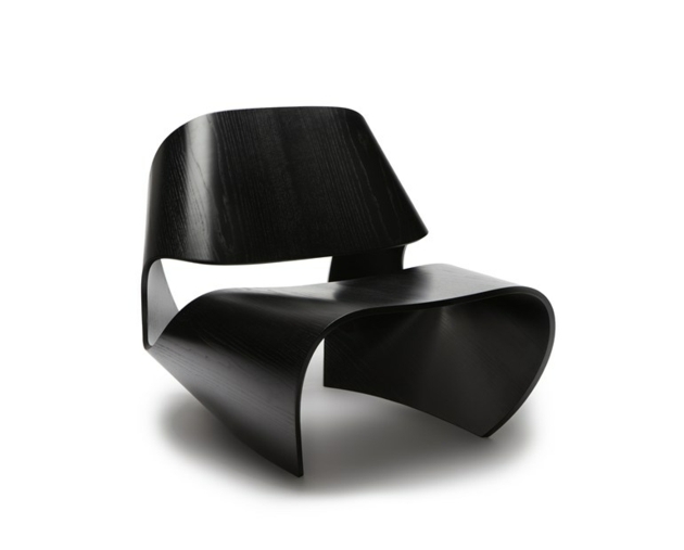 fauteuil elegant noir Made in ratio