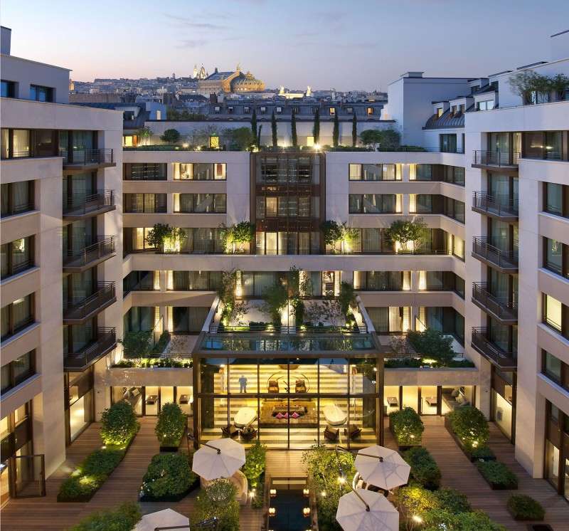 hotel charme  luxe cher moderne mandarin paris design louvre